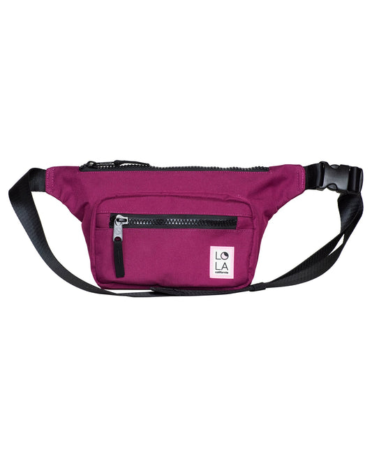 LOLA fanny pack in plum