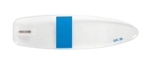 lucid transparent paddle board