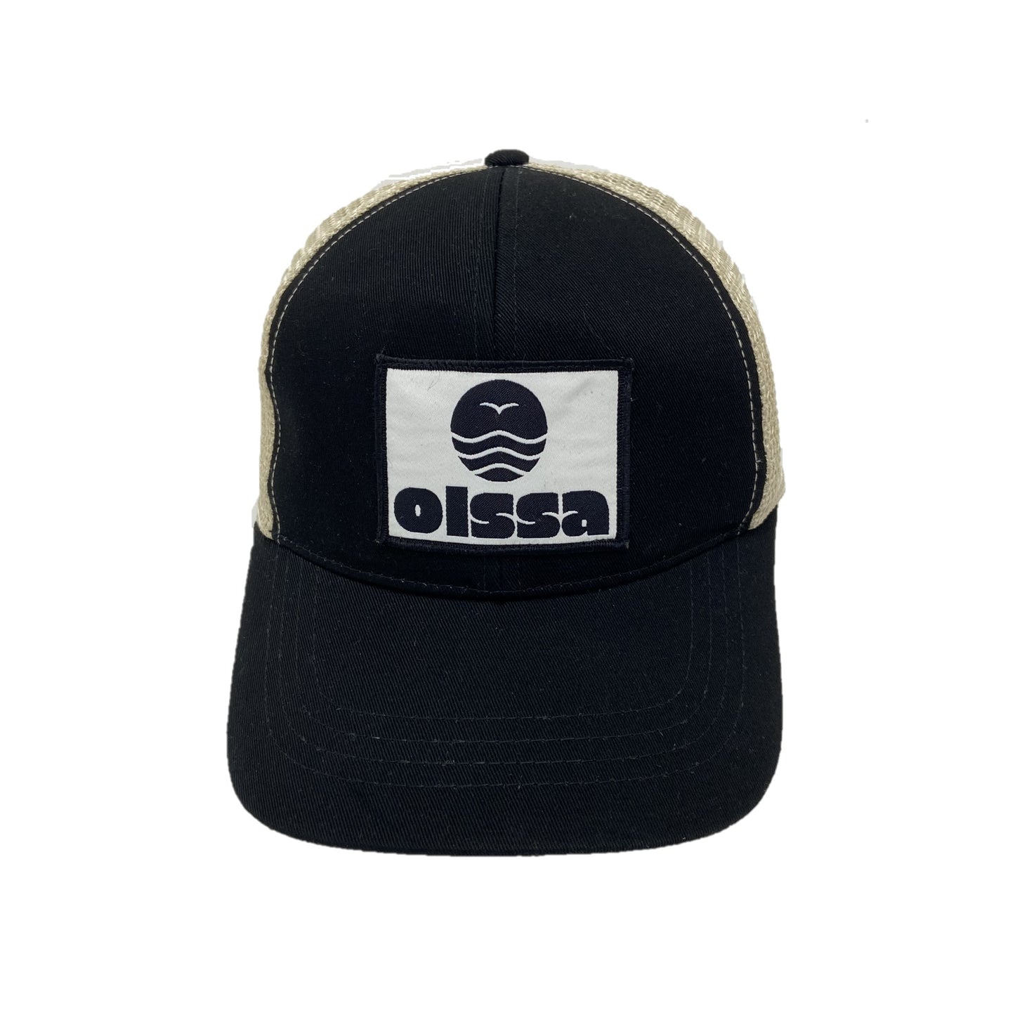 Black front and oyster mesh back