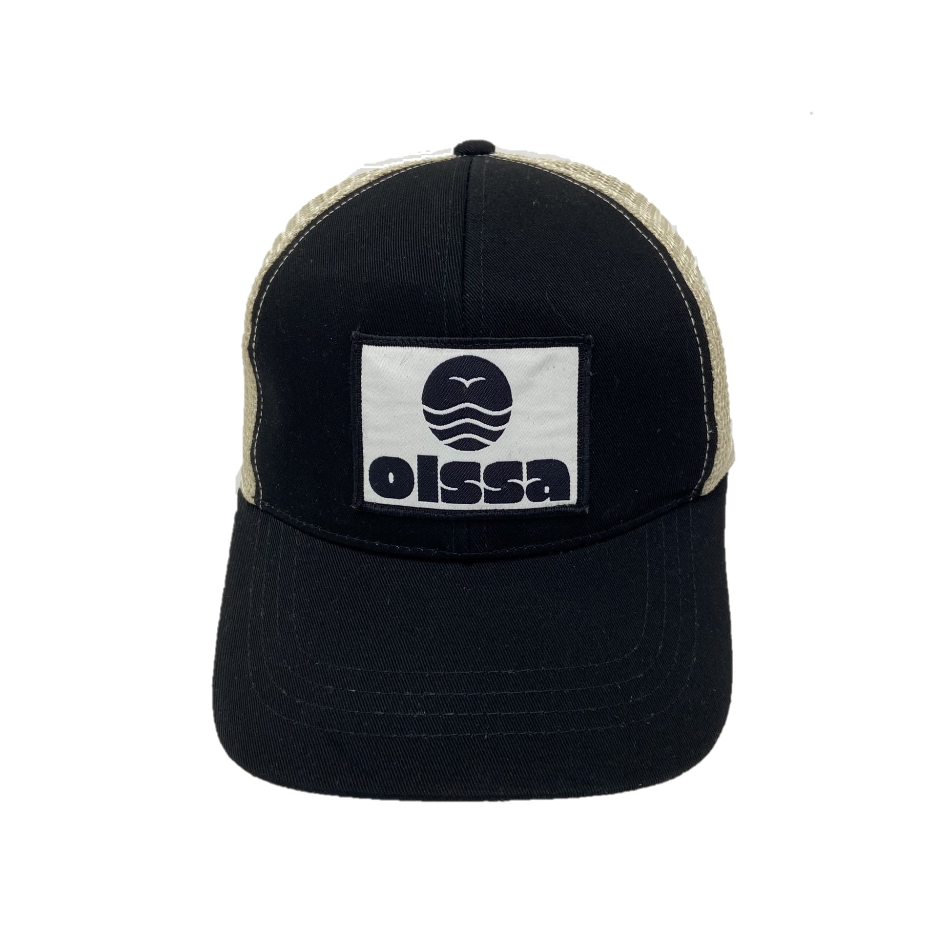 Black front and oyster mesh back